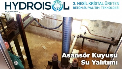 Asansör Kuyusu Su Yalıtımı