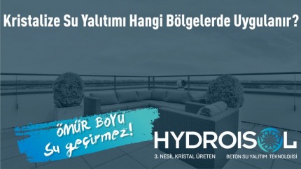 Kristalize Su Yalıtımı Hangi Bölgelerde Uygulanır?